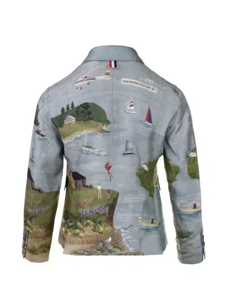 Geacă Thom Browne gri