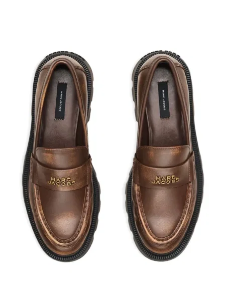 Pantofi loafer Marc Jacobs chunky maro