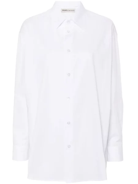 Długa koszula Modes Garments biała
