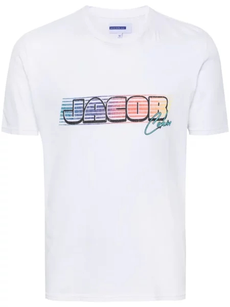 Tricou Jacob Cohën cu imagine alb