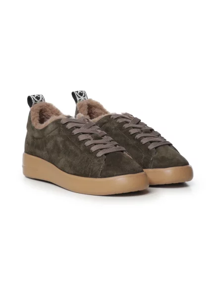 Sneakersy Coccinelle skórzane beżowe
