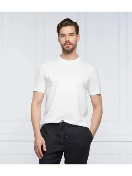 BOSS BLACK Tricou Thompson alb
