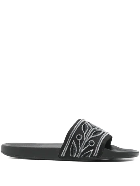 Sandale Casablanca cu broderie negru