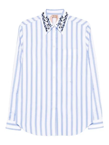 Koszula N°21 w paski biała