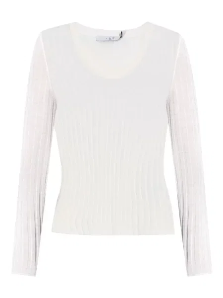 Top Iro de lână alb