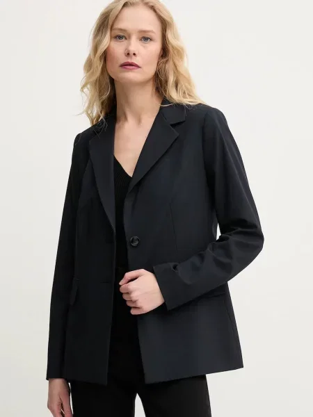 United Colors of Benetton sacou bleumarin un singur rand de uni