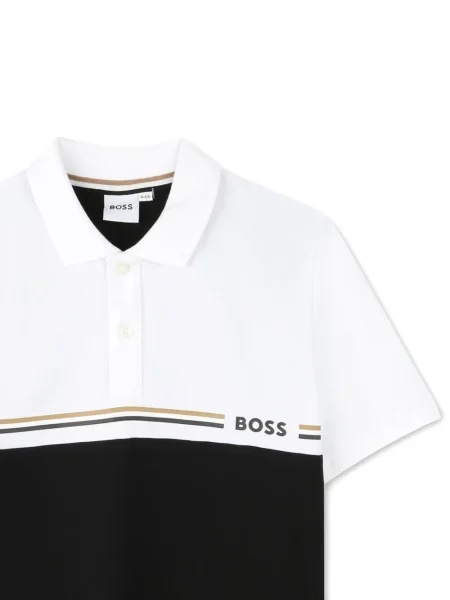 Koszulka polo dziecięca Bosswear czarna