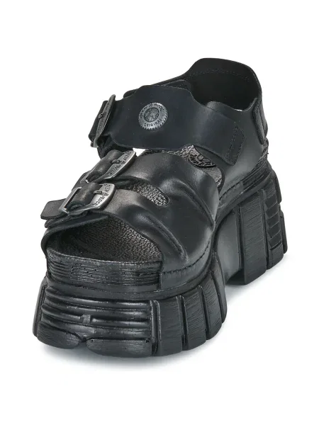 NEW ROCK Sandale negru