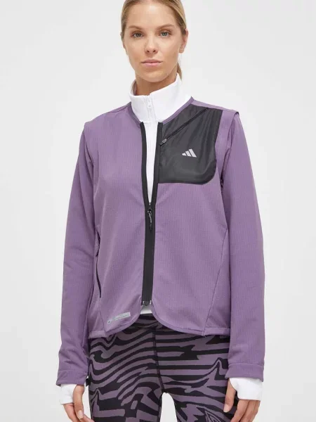 Бігова куртка adidas Performance Ultimate Conquer the Elements COLD.RDY перехідна фіолетовий