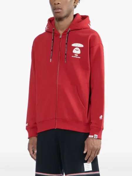 Hanorac cu glugă Aape By A Bathing Ape roșu