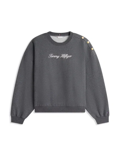 TOMMY HILFIGER Mikina tmavosivá biela