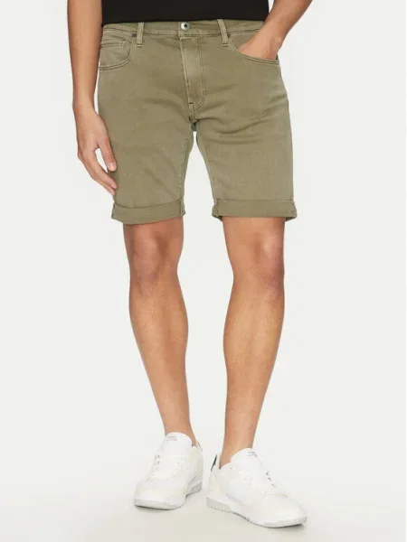 G-Star Raw Дънкови шорти Elto зелен