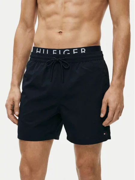 Tommy Hilfiger Plaukimo šortai Tamsiai mėlyna