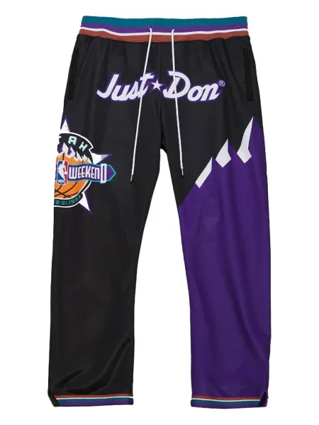 Pantaloni Mitchell & Ness negru