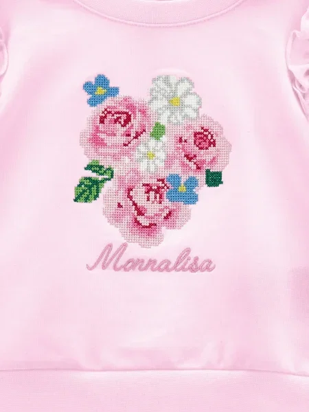 Bluza dziecięca Monnalisa różowa