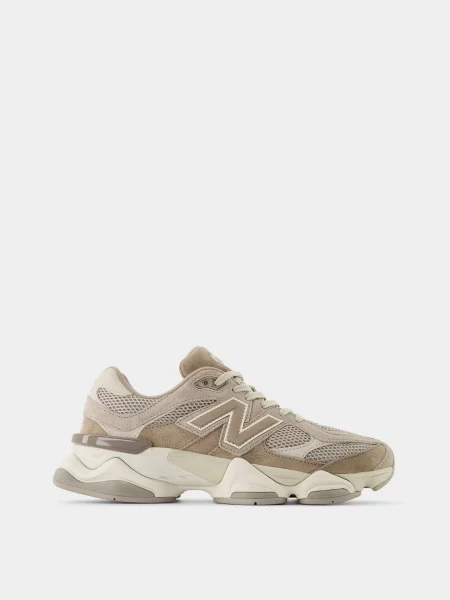 Кожаные повседневные кроссовки New Balance коричневые