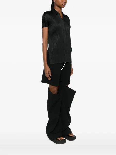 Polo Pleats Please Issey Miyake negru