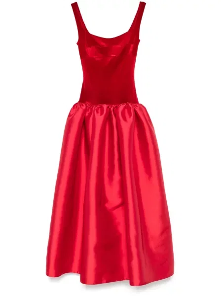 Rochie Atu Body Couture de catifea roșu