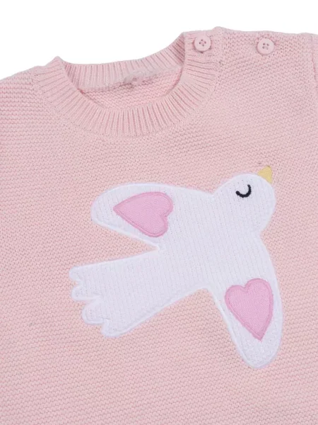 Pulover copii Stella Mccartney roz