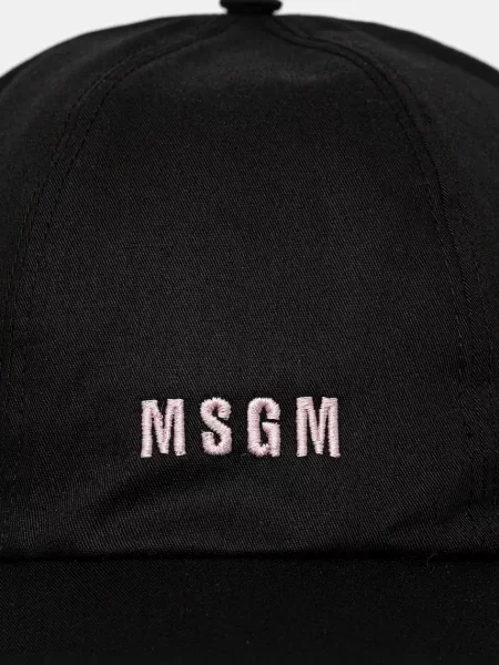 Бейсболка MSGM з принтом чорний