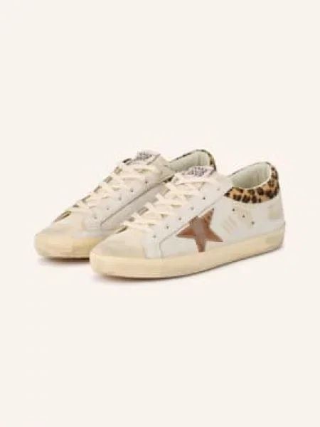 Golden Goose Trampki Super-Star weiss beżowe