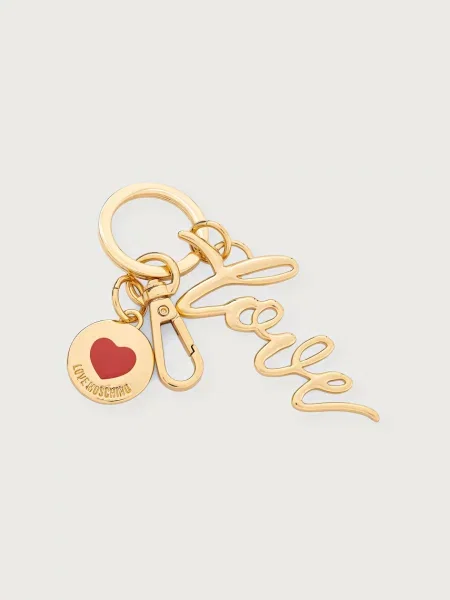 Love Moschino obesek za ključe kovinski