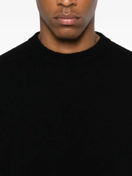 Pulover Rick Owens cu decolteu rotund negru