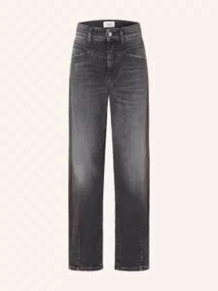 Cambio Džíny S Rovným Střihem Elin natural black used černé