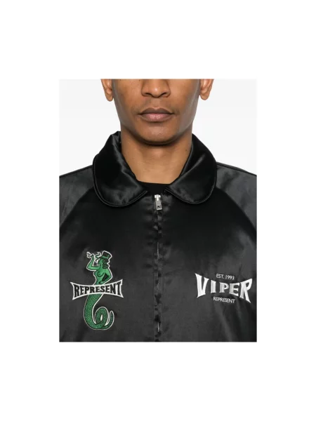 Kurtka bomber Represent czarny