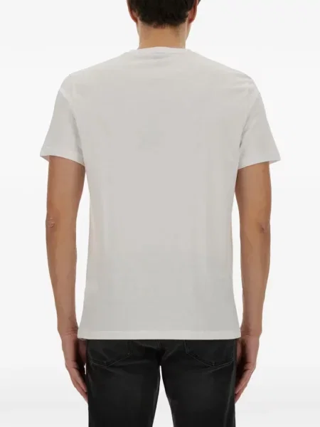 Tricou Boss cu imagine alb
