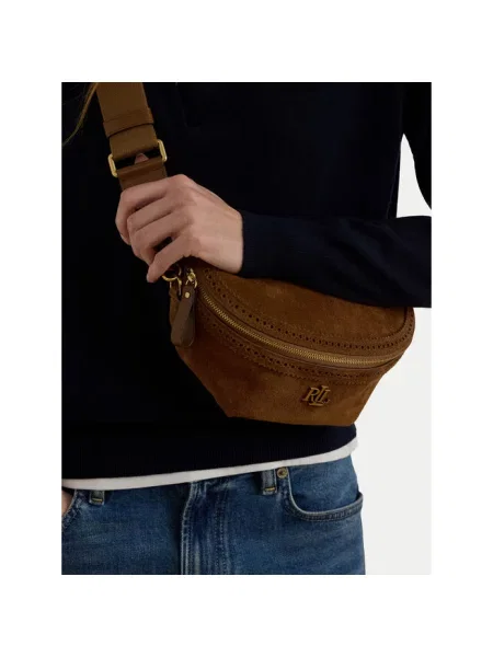 Torebka LAUREN RALPH LAUREN brązowa