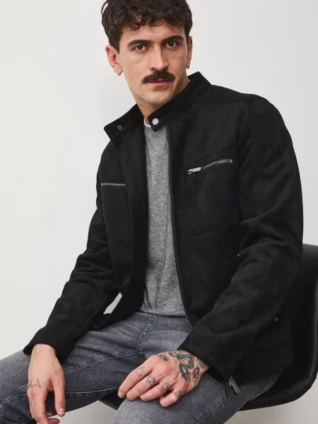 Medicine jachetă bărbătească negru