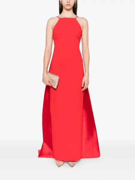 Rochie Solace London cu gât halter de costum roșu