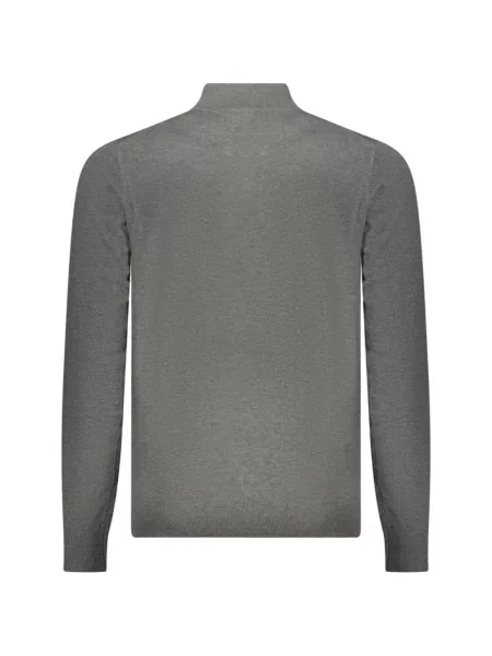 Pulover Norwegian Rain cu autograf gri
