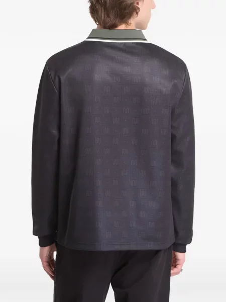 Tricou Fred Perry cu decolteu în V albastru