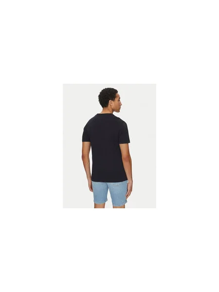 Tommy Hilfiger Póló Flag Box Regular Fit sötétkék