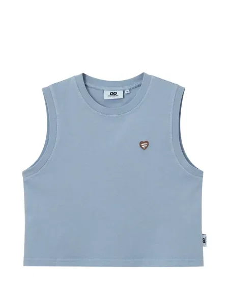 Podkoszulka :chocoolate z naszywkami w serca niebieska