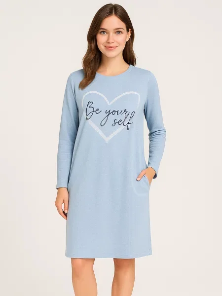 Нічна сорочка Roksana блакитний