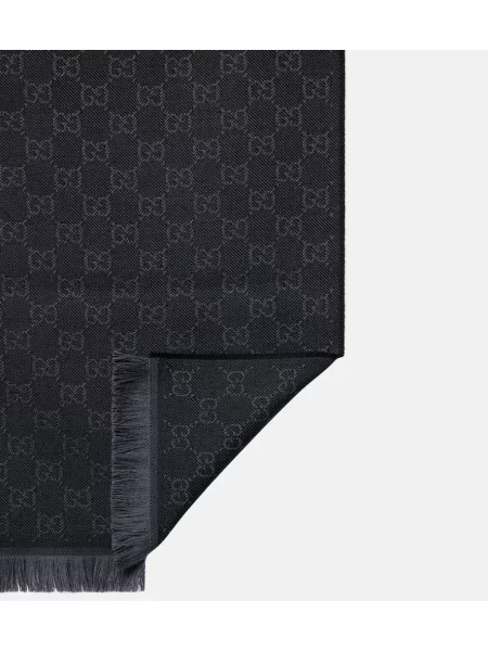 Fular Gucci de lână negru