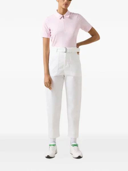 Diržu apjuostas kelnės Bogner balta