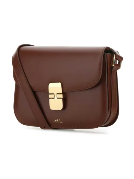 Torebka A.p.c. klasyczna brązowa