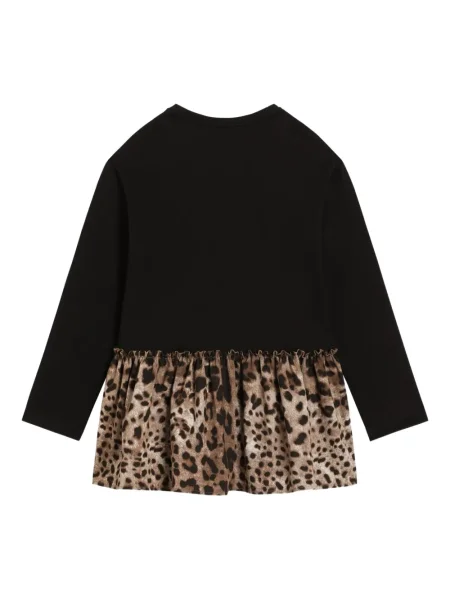 Sukienka dziecięca Dolce And Gabbana czarna