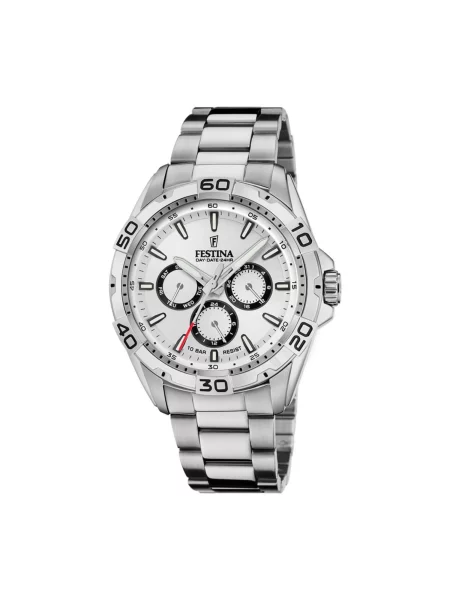 FESTINA Analogové hodinky Date watch Multifunction' bílá