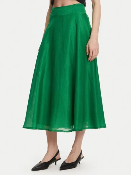 Marella Fustă trapez Nippon verde