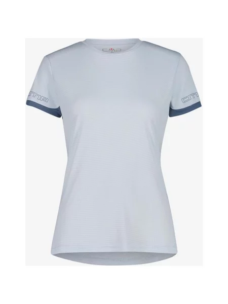 Koszulka CMP Light Polyester krótki rękaw niebieska biała