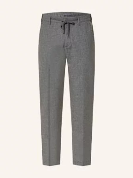 Myths Flanelové Kalhoty V Joggingovém Stylu Extra Slim Fit tmavě šedá