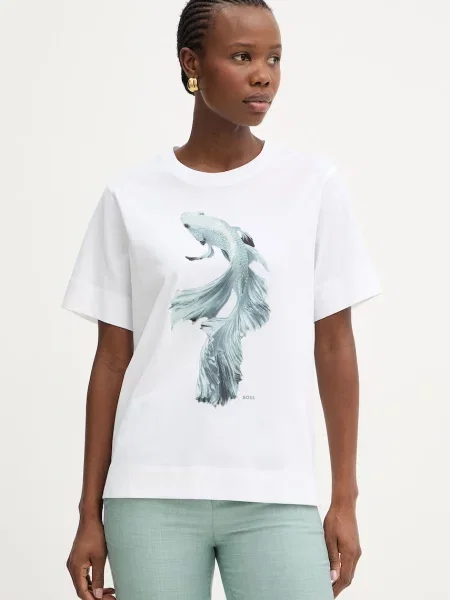BOSS t-shirt biała