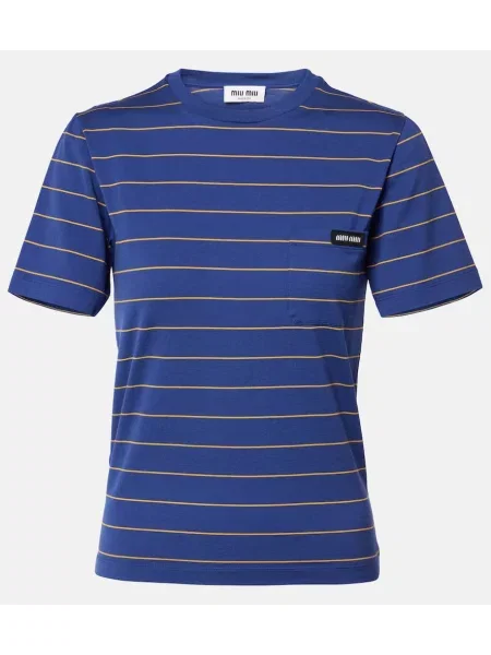 Jersey majica Miu Miu s črtami