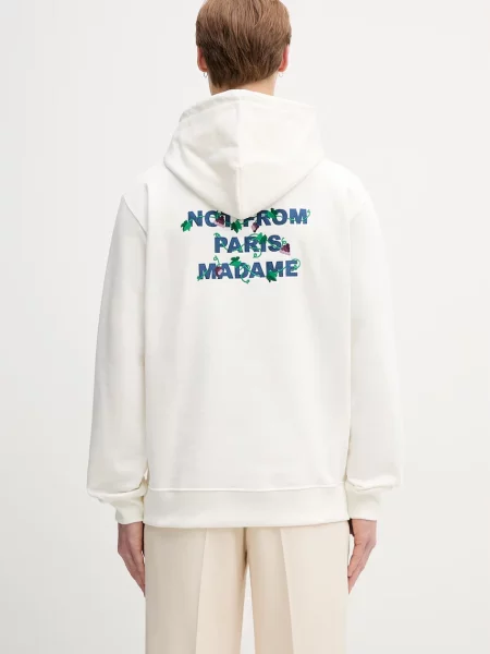 Drôle de Monsieur Vine Embroidered Slogan hanorac cu glugă din pentru bărbați