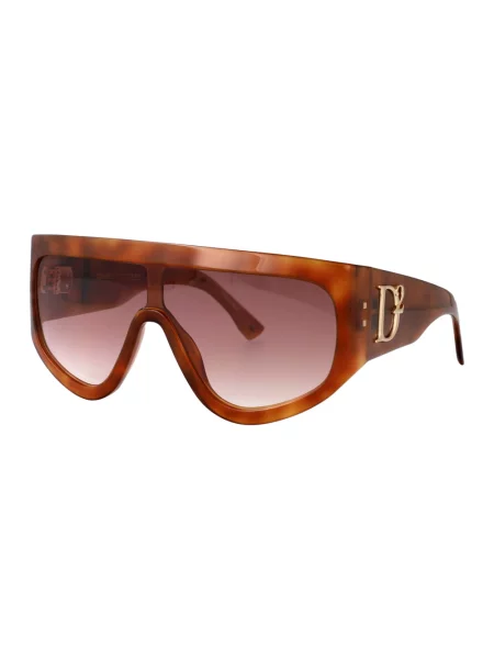 Okulary przeciwsłoneczne Dsquared2 brązowe